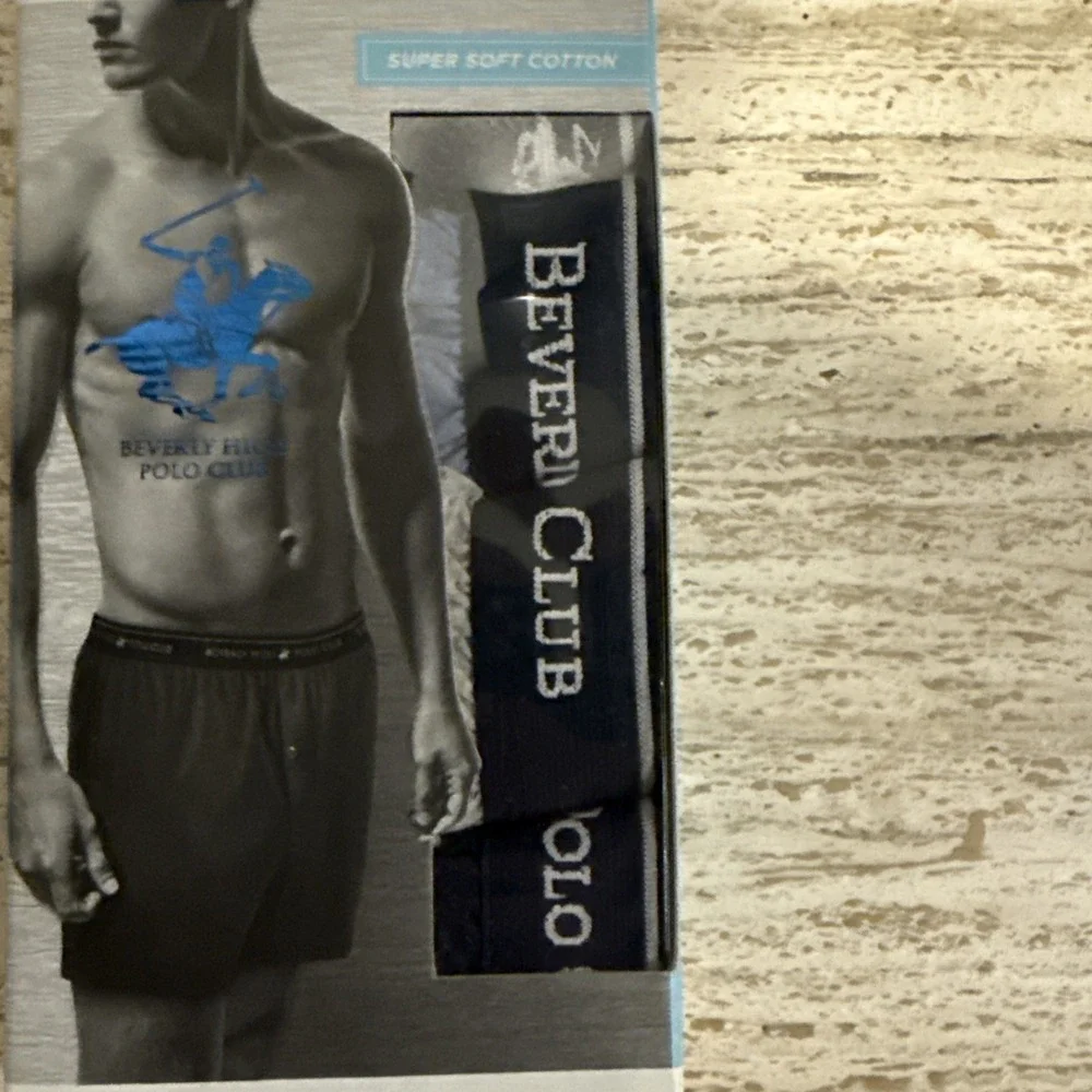 NEW In Box‎ Men's Boxers Beverly Hills Polo Club Knit Size XL Underwear 4-Pack